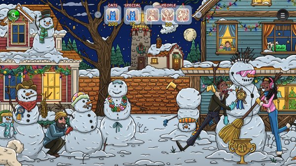 Hidden Cats in Christmas